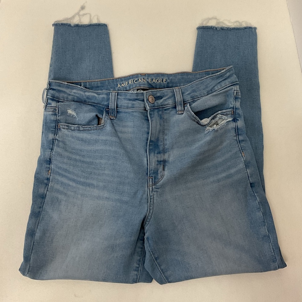 AMERICAN EAGLE SUPER HIGH-RISE JEGGINGS - SZ 10 SHORT